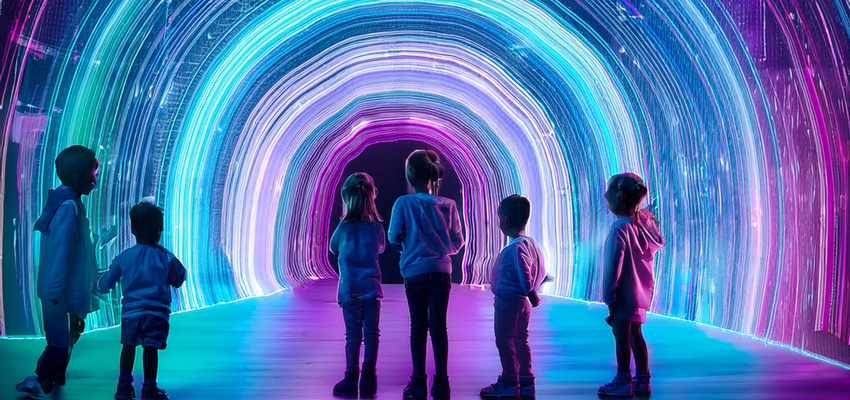 Estudiante en una clase virtual